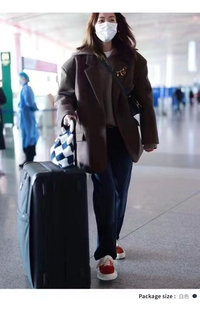 大表姐同款全手工羊毛线编织包单手柄菱格图案