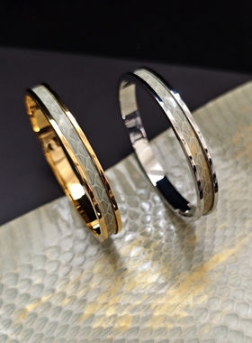 真皮蛇皮渐变色沙蛇蟒皮情侣手镯