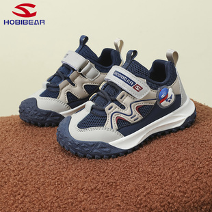 哈比熊童鞋运动鞋子春秋新款网面透气软底男童宝宝学步鞋小童防滑