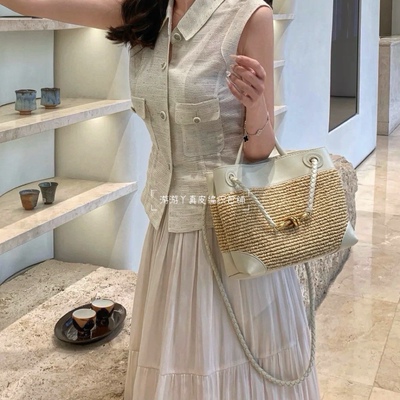 2025韩版夏季新款Andiamo草编包