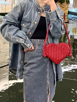 七夕新款Solstice爱心形手工真皮