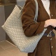 中古包Cabat双面真皮手工编织女士手提单肩包时尚 简约低调托特包