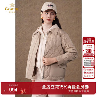 小个子短款 乔万尼时尚 新款 2025年冬季 外套EF4T172 轻薄羽绒服女款