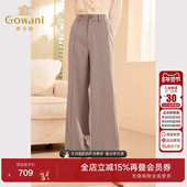 简约通勤长裤 乔万尼2025年秋新款 女士阔腿裤 气质优雅设计ET3F621