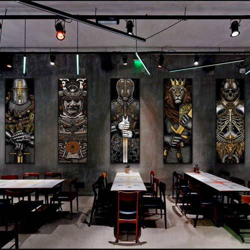 工业风格咖啡厅酒吧挂画餐厅装饰画ktv个性台球室纹身店网吧墙画 - 封面