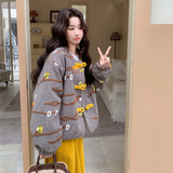 新款单批两件套A738外套90绒P260K389厚实灯芯裤子P140K208，女装套装/套裙，2C002