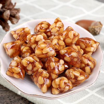 苏州特产纯手工大松仁粽子糖薄荷糖松子糖250g苏式糖果伴手礼包邮