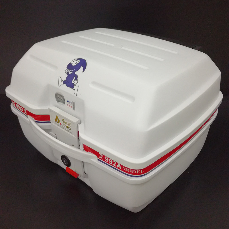 爱得乐摩托车尾箱小号电动车尾箱电瓶车工具箱992A 助力车尾箱