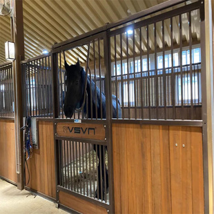 临时马房马厩马圈带顶马棚可拆卸马术用品马场调教圈赛道竞速护栏