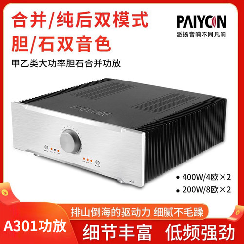 派扬A301前胆后石200w大功率功放