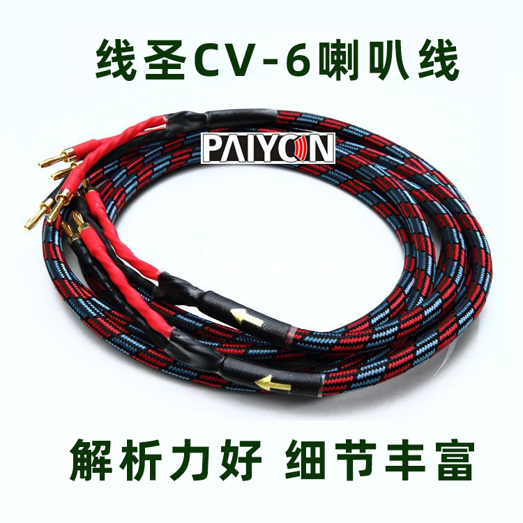 AQ线圣CV-6线芯HIFI发烧喇叭线