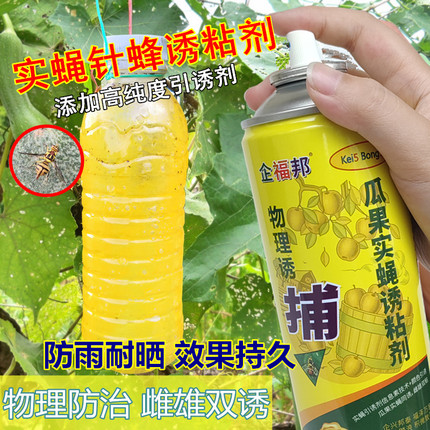 果蝇诱粘剂实蝇诱捕剂杀果蝇针蜂药诱黏引诱剂果园菜地粘虫诱粘板