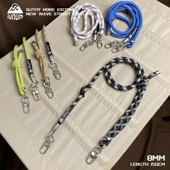 户外徒步8MM锌合金包包背带多功能手机斜挎绳可调节双扣肩带挂绳