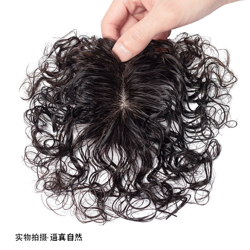 夏季轻薄小发片假发真头发羊毛
