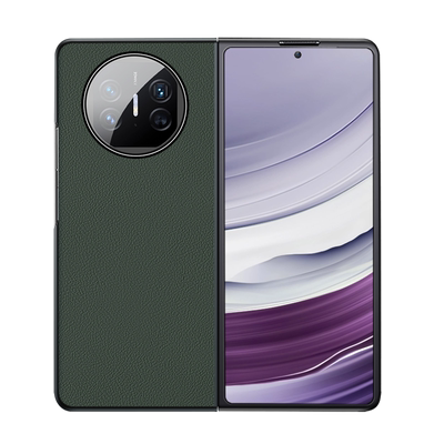 适用华为x5手机壳matex5真皮x6超薄matex6新款磁吸mate3双折叠屏x3典藏版外壳保护套男皮套单后壳高端的单壳