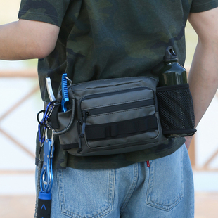 路亚包腰包男小号轻便专用便携饵盒斜挎单肩骑行工具渔具钓鱼背包