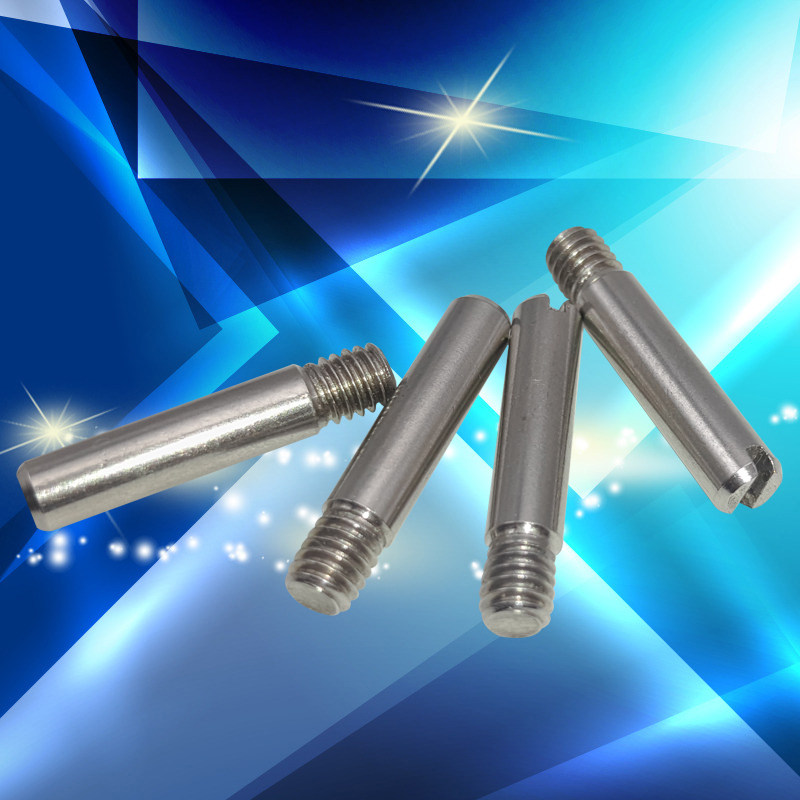 gb878螺尾柱销一字开口销/圆柱销子/开尾圆柱销/外螺纹销m4/5/6/8