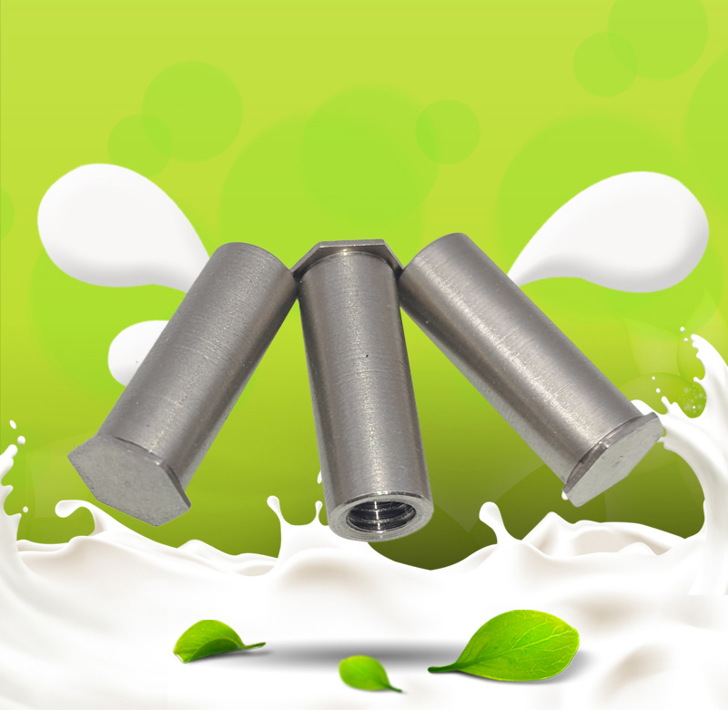 不锈钢压铆螺柱 304盲孔压铆螺柱 压铆件 压铆螺母柱M3x3-M3x35