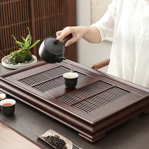 品匠储水办公家用抽屉式功夫茶盘