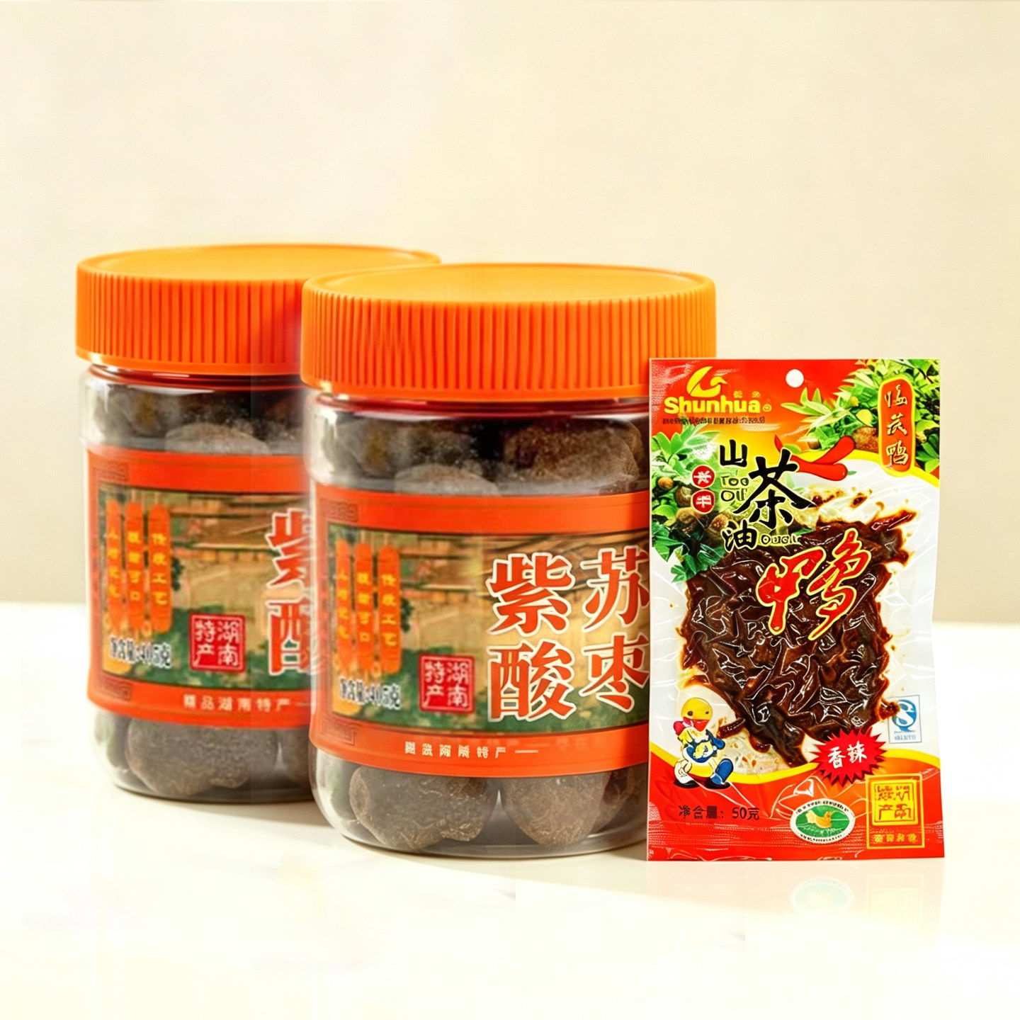 紫苏酸枣湖南特产酸枣粒浏阳特产原味酸枣糕酸枣酱果长沙零食小吃