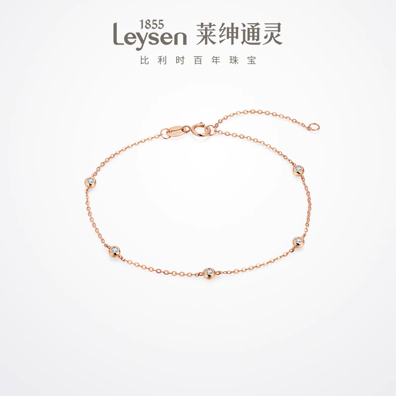 莱绅通灵灵动泡泡钻石手链