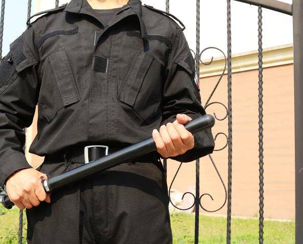 保安橡胶棍棒橡皮防身防爆武器巡逻执勤门卫警用安保器材装备校园