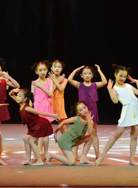 小荷风采灿烂的日子舞蹈服演出服农村留守娃表演服童年的快乐服装