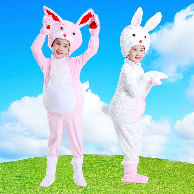 小兔子舞蹈服小白兔表演服