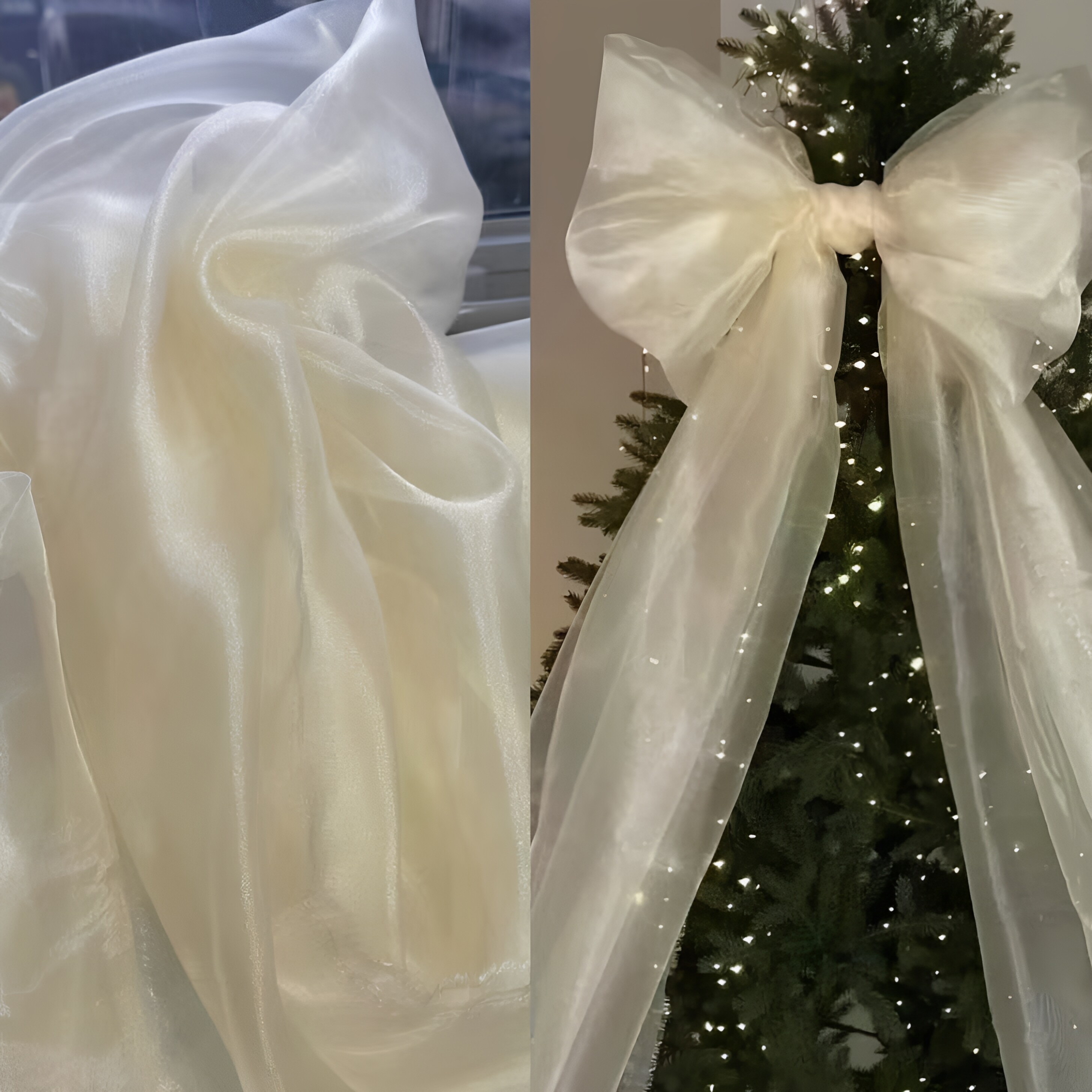 流动的纱 薄透视水光欧根纱婚礼场景布置婚纱礼服面料 圣诞节装饰