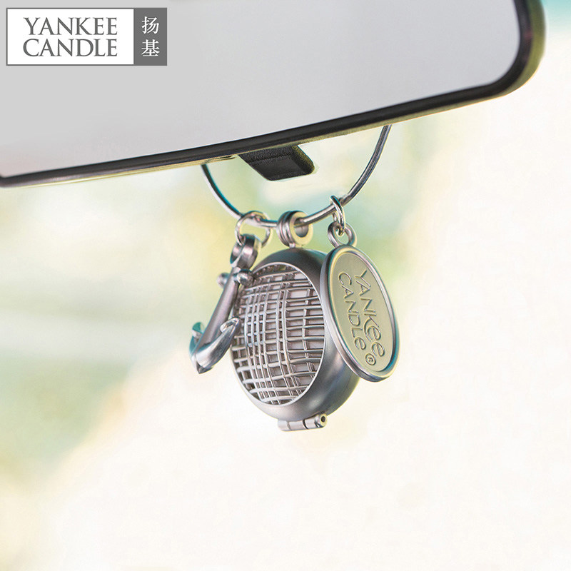 yankeecandle车载香水香薰扬基芳香挂环装饰汽车挂件挂饰摆件香氛