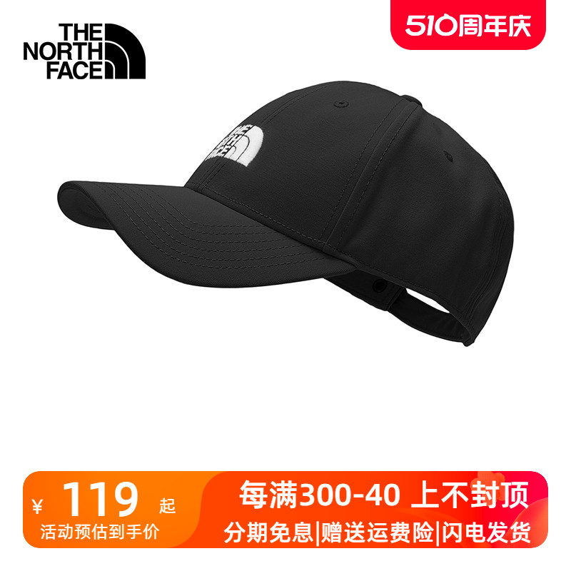 TheNorthFace北面帽子男女2024春夏户外休闲遮阳鸭舌帽棒球帽4VSV