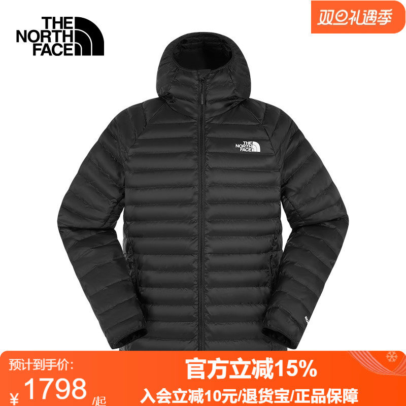TheNorthFace北面户外男800蓬鹅绒保暖连帽羽绒服外套25秋冬8EWV