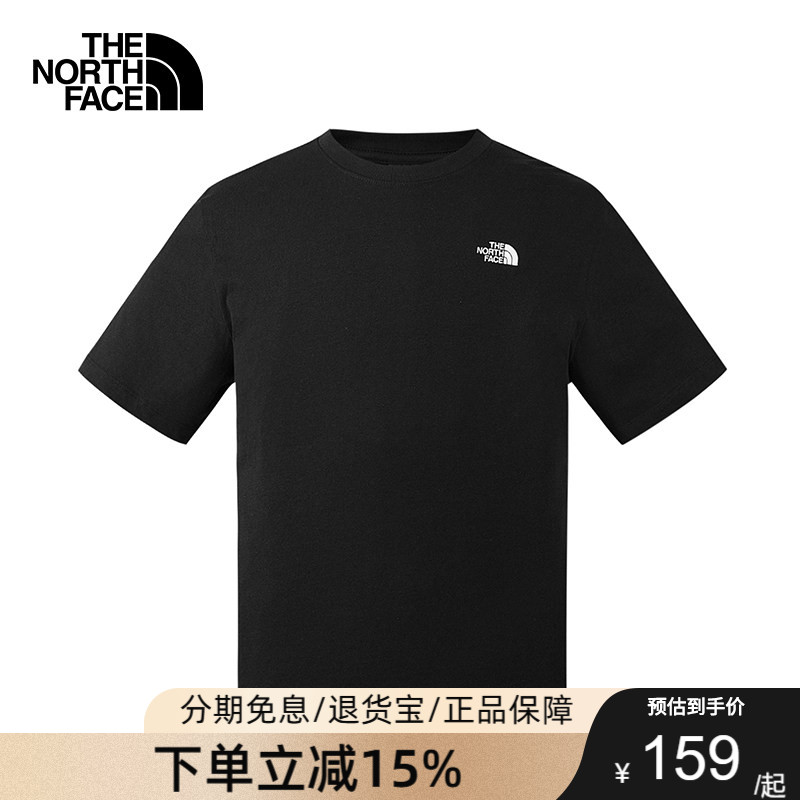 TheNorthFace北面T恤26春夏男户外休闲舒适纯棉LOGO圆领短袖8GWE图片