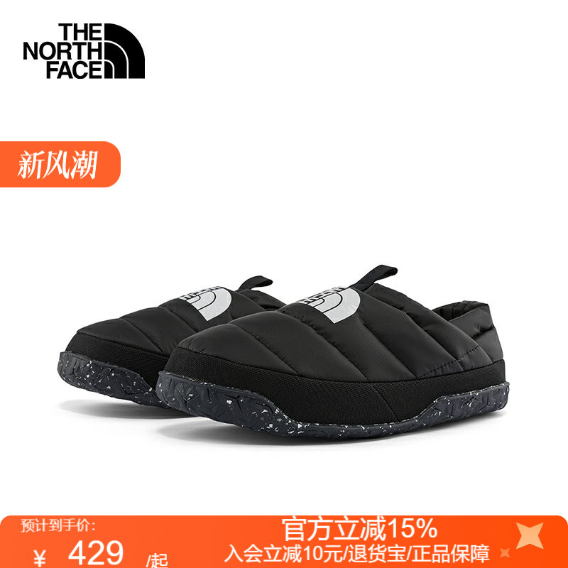 北面冬季休闲鞋保暖一脚蹬