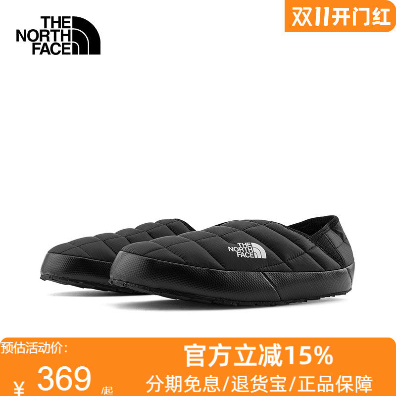 26秋冬新款TheNorthFace北面棉鞋男户外雪地保暖一脚蹬懒人鞋3UZN