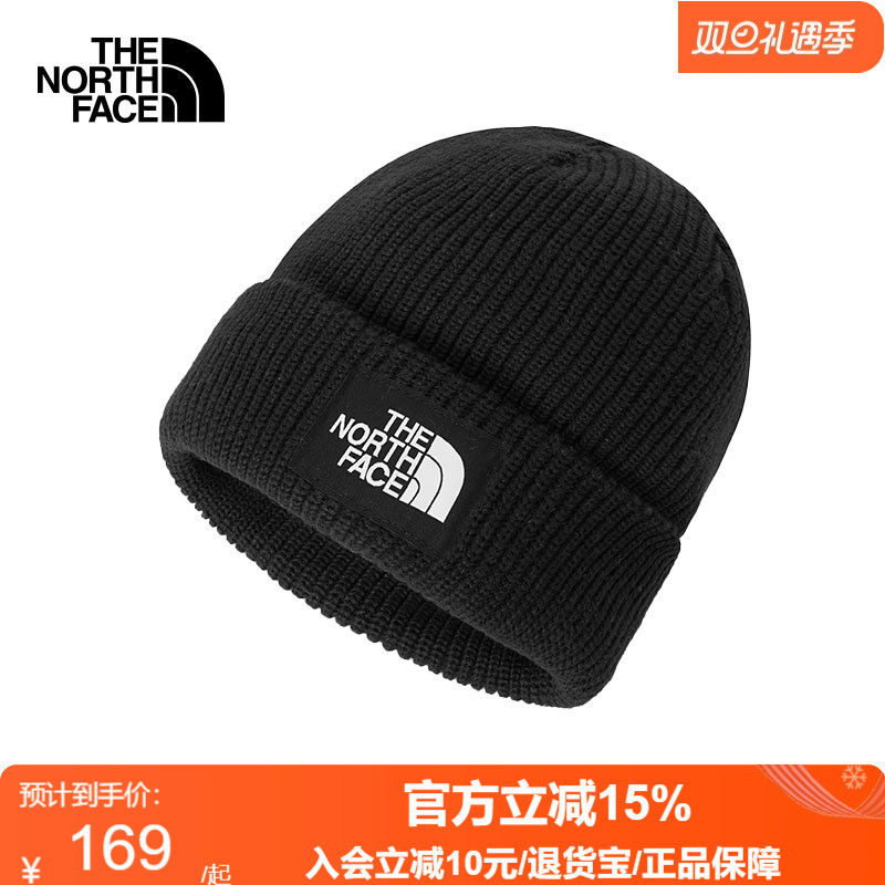 TheNorthFace北面男女同款Salty Lined休闲保暖针织帽时尚8CGZ