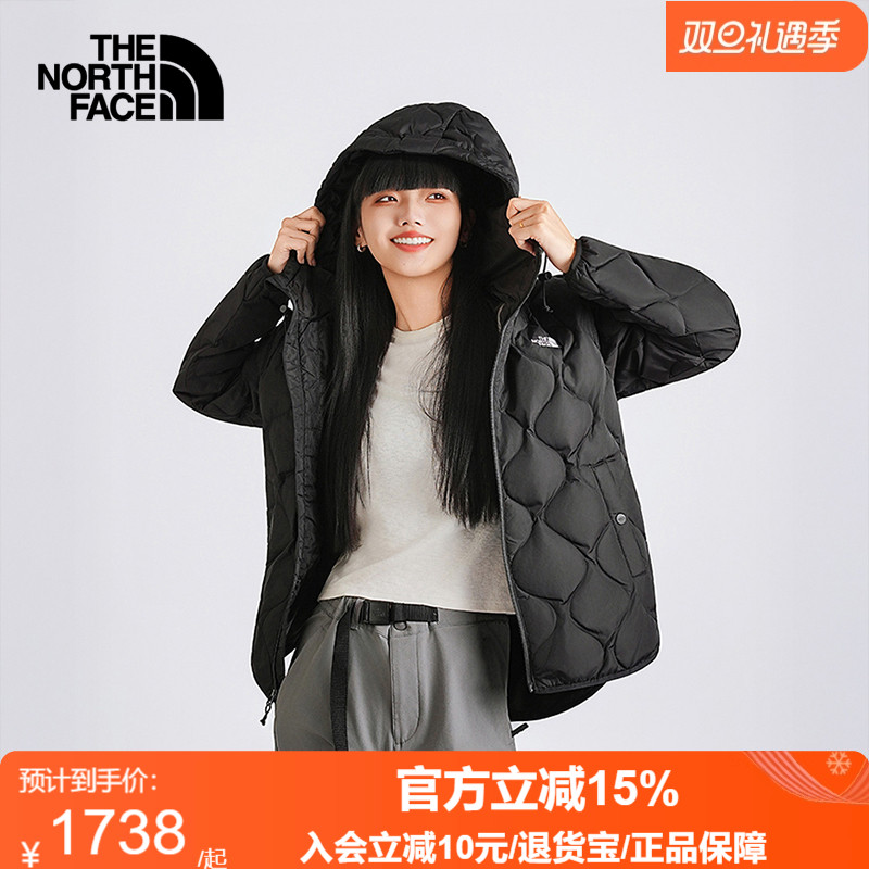 TheNorthFace北面女羽绒服保暖25秋冬防泼水鹅绒550蓬休闲8GKK