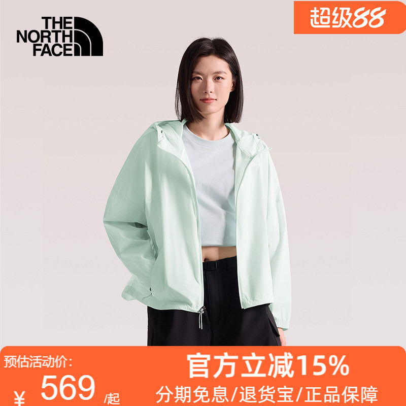 北面Samara皮肤衣女UPF防晒户外防泼水新款TheNorthFace|8C52图片