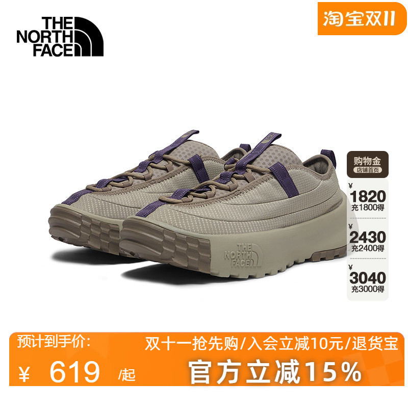 TheNorthFace北面低帮休闲鞋男户外运动轻便抓地减震25秋冬8A93