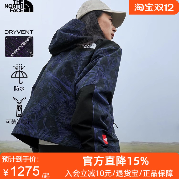 北面经典ICON冲锋衣女Mountain户外防水潮牌TheNorthFace|88YX