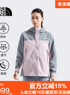 TheNorthFace北面女Blizzard抓绒内胆GTX三合一冲锋衣25户外8DRJ