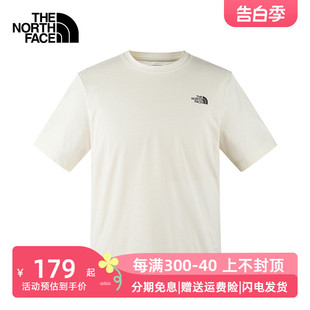 89QV TheNorthFace北面棉感速干T恤男24春夏新款 户外吸湿透气短袖