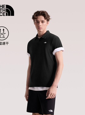 北面速干衣短袖POLO衫男运动上衣户外透气TheNorthFace|8EY5