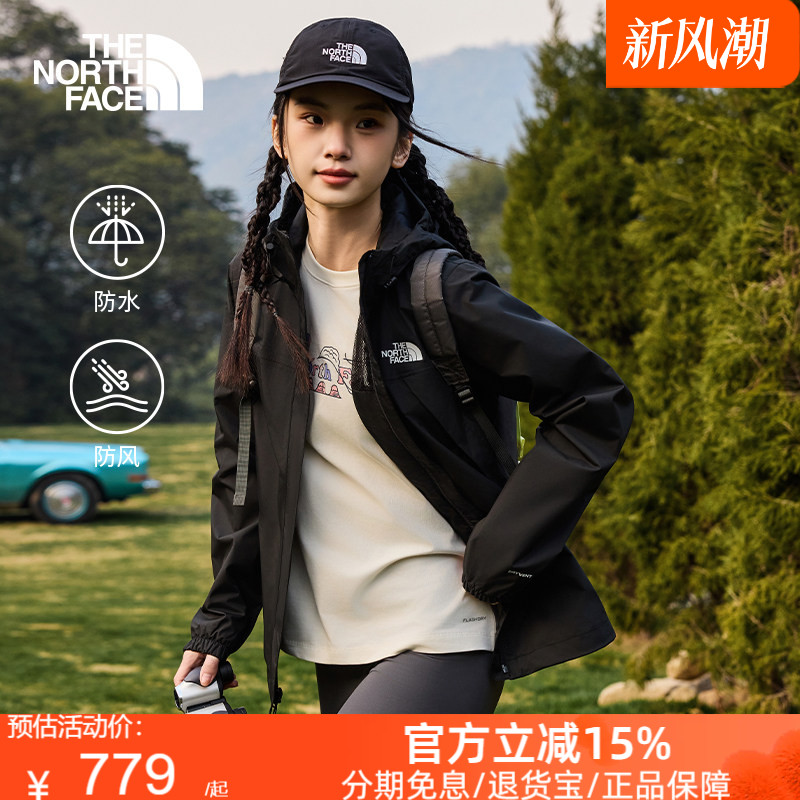 TheNorthFace北面26秋冬新款冲锋衣女户外防风防水硬壳外套8DFA图片