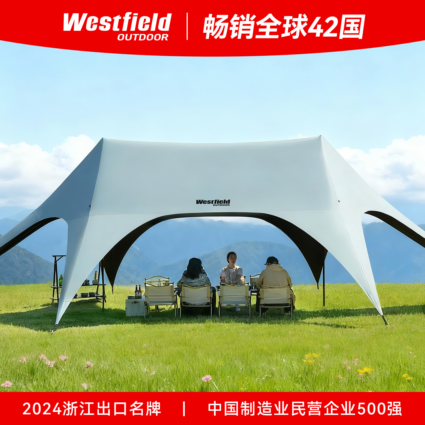 我飞户外天幕帐篷懒人免搭速开