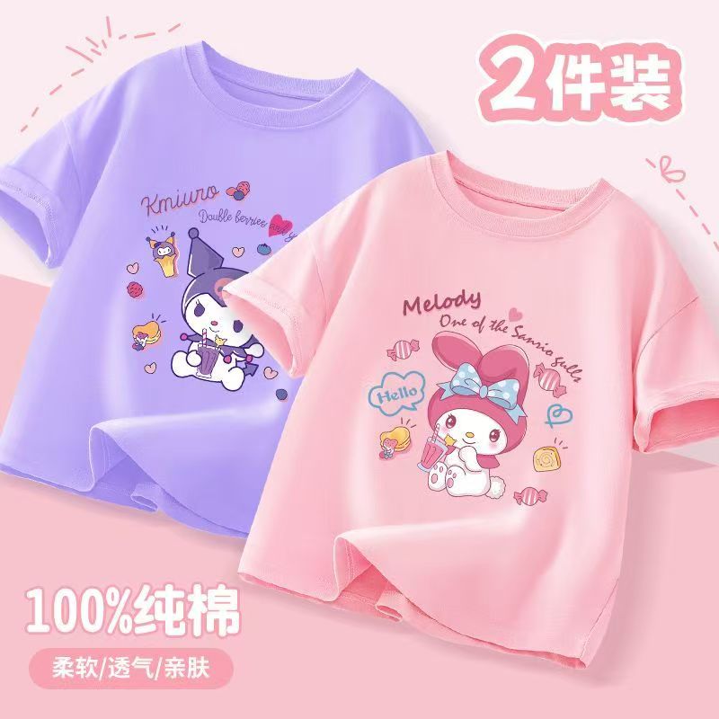 中小童时尚套头休闲体恤衫薄款女