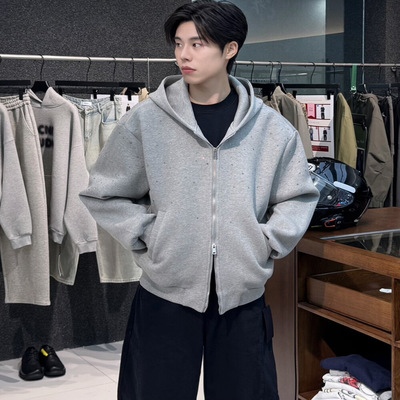 2025秋季新款男士连帽卫衣