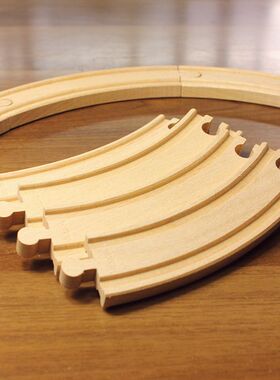 全新正品散装 BRIO 大弯轨 木质火车轨道交通玩具 兼容hape