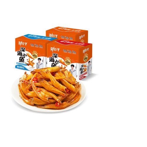 劲仔小鱼仔12g/包零食官方旗舰店