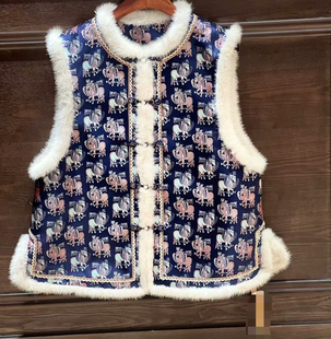 2026早春新款 国风马甲价格私信 新中式